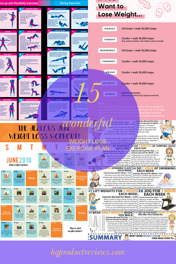 15 Wonderful Weight Loss Exercise Plan Best Product Reviews